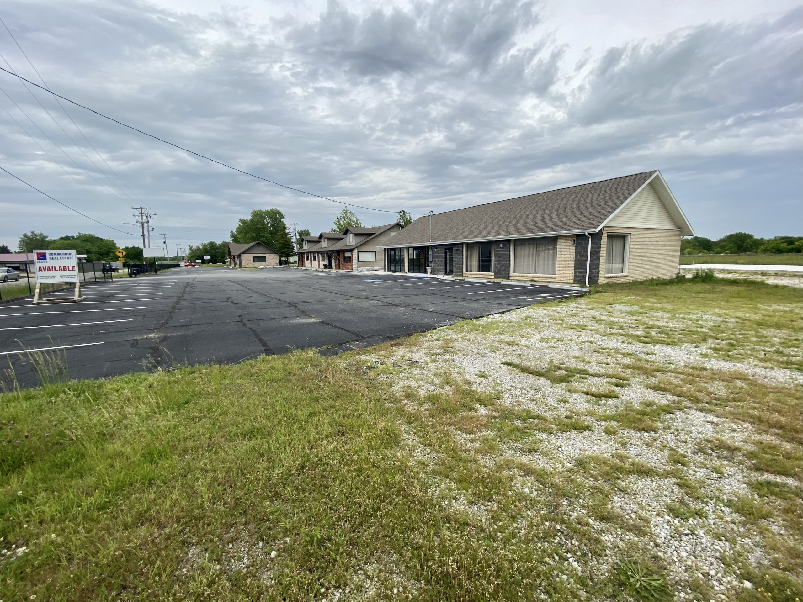 Looking North from property