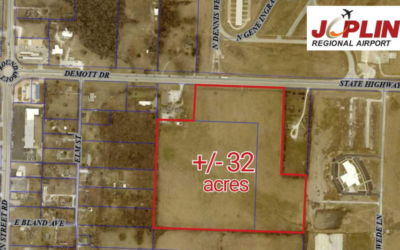 32 Acres for Sale – Hwy 171, Across from Joplin Airport