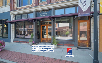 Historic Downtown Office Space FOR LEASE | 524 S Main St, Joplin, MO